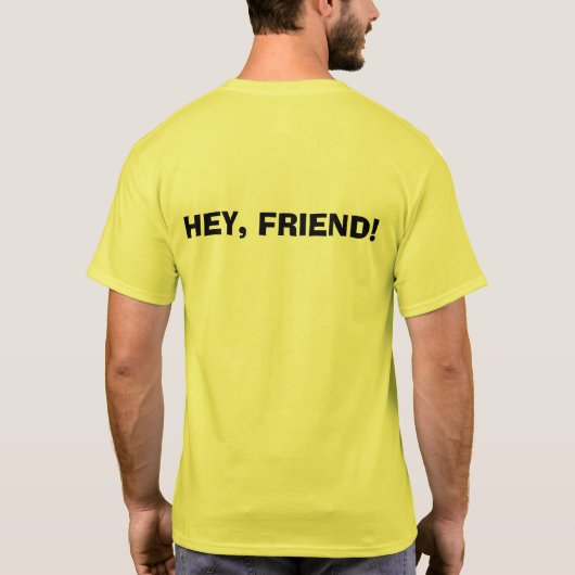 Vriend. T-shirt (Achterkant)