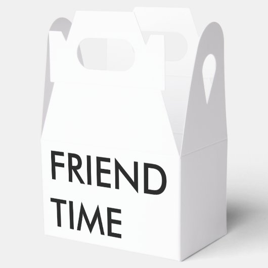 Vriend tijd geschenkdoos bedankdoosjes (Geopend)