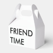 Vriend tijd geschenkdoos bedankdoosjes (Voorkant Zijde)