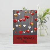 Vriend Valentijn Feestdagenkaart (Staand voorkant)