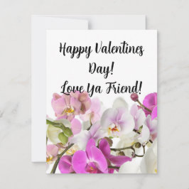 Vriend Valentijns Kaart Platte Nota Notitiekaartje