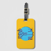 Vriend van Bill W, | 12 Stappen Herstel Slogan Bagagelabel (Voorkant (verticaal))