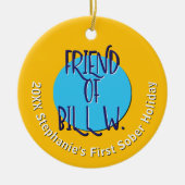 Vriend van Bill W. Herstel | Aangepaste Kerstmis 2 Keramisch Ornament (Voorkant)