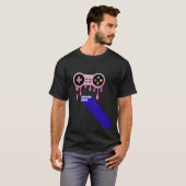 Vriend van controller games t-shirt (Voorkant volledig)