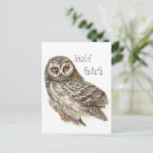 Vriend van de Aarde, Dag van de Uil, Vogel Briefkaart (Staand voorkant)