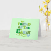 Vriend van de de T-shirts en Giften van de Aarde Kaart (Gele Bloem)
