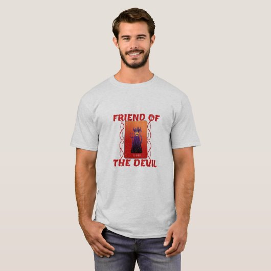 vriend van de duivel t-shirt (Voorkant volledig)