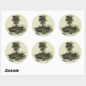 vriend van de Natuur Ronde Sticker (Vel)
