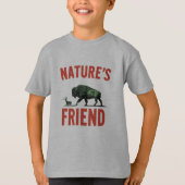 "Vriend van de Natuur" T-shirt (Voorkant)