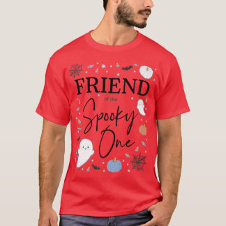 Vriend van de Spooky One First Birthday Boy 1st Ha T-shirt