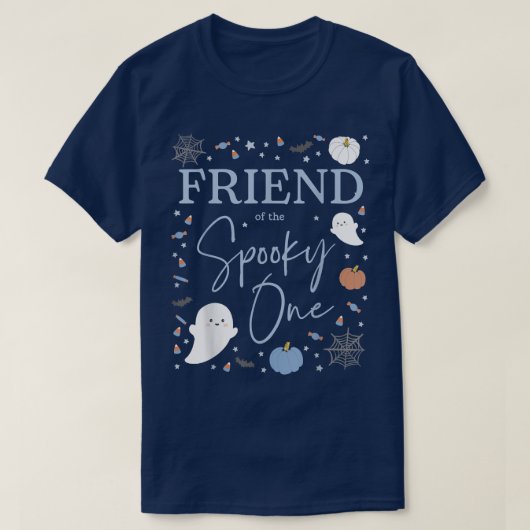 Vriend van de Spooky One First Birthday Boy 1st Ha T-shirt (Design voorkant)