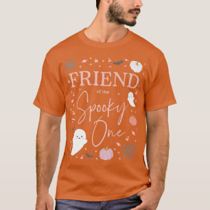 Vriend van de Spooky One Girl First Birthday Pink T-shirt