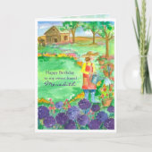 Vriend van de Verjaardag Alliums van de vrouw de Kaart (Voorkant)