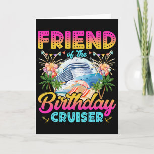 Vriend Van De Verjaardag Cruiser Grappige Cruise V Kaart