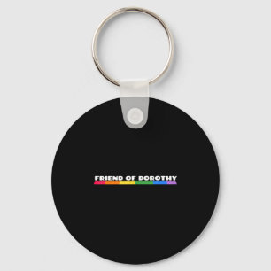 Vriend van Dorothy Regenboog Pride Citaat Tank Top Sleutelhanger