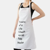 Vriend van een leven C0ach schort (Insitu)