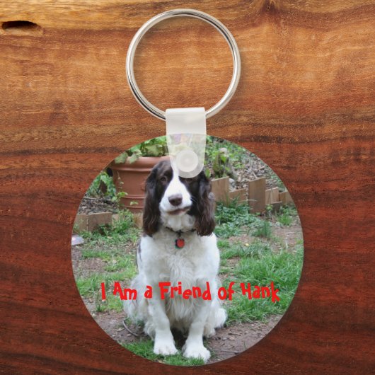 Vriend van Hank Keyring Sleutelhanger (Voorkant)