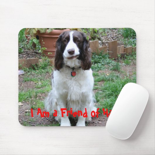 Vriend van Hank Mousepad Muismat (Met muis)