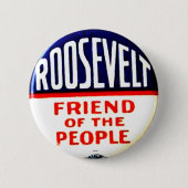 Vriend van het volk - Button (Voorkant)