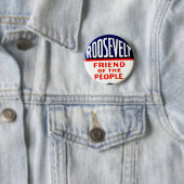 Vriend van het volk - Button (In situ)