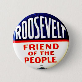 Vriend van het volk - Button