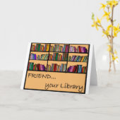 Vriend van uw bibliotheek kaart (Gele Bloem)