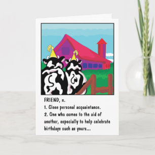 Vriend Verjaardag Wenskaart Kaart