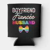 Vriend Verloofde Man Homohuwelijk bruidegom LGBTQ Blikjeskoeler (Voorkant)