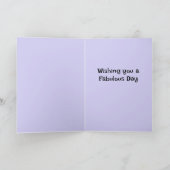 Vriend Vertraagde Verjaardag Kaart (Binnen)