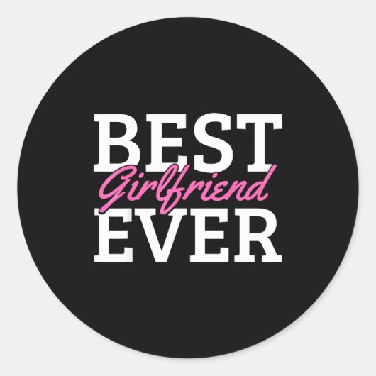 Vriend voor altijd ronde sticker (Voorkant)