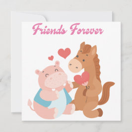 vriend voor altijd Valentijnsdagen Kaart