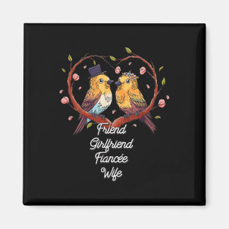 Vriend Vriendin verloofde vrouw verloofde bruiloft Magneet