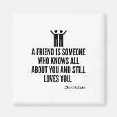 Vriend weet alles over jou magneet (Voorkant)