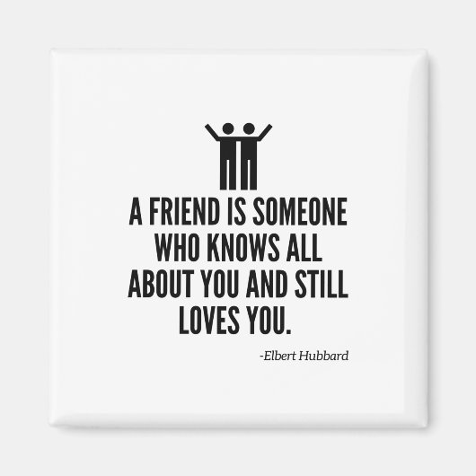 Vriend weet alles over jou magneet (Voorkant)