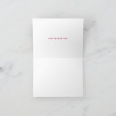 Vriend wit roze gesprekshart Valentijns Kaart (Binnen)