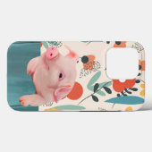Vriendelijk Baby varken | Schattig baby dier Case-Mate iPhone Case (Achterkant (horizontaal))