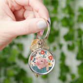 Vriendelijk Baby varken | Schattig baby dier Sleutelhanger (Hand)
