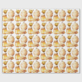 Vriendelijk Bee Wrapping Paper Cadeaupapier (Vlak)