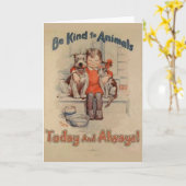 Vriendelijk ben aan het Wenskaart van Dieren Kaart (Gele Bloem)