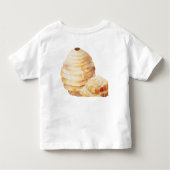 Vriendelijk bijenpeuter T-shirt (Achterkant)