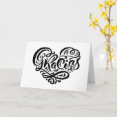 vriendelijk | Dank u wel Kaart (Gele Bloem)