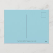 VRIENDELIJK EENVOUDIGERE DRAGON OP BUNNY TRAIL Cut Feestdagenkaart (Achterkant)