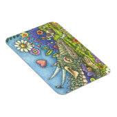 VRIENDELIJK EENVOUDIGERE DRAGON OP BUNNY TRAIL Cut Magneet (Rechterzijde)