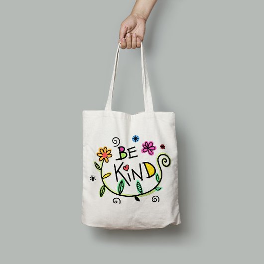 Vriendelijk Grappelijk Modern Lettertype Minimalis Tote Bag