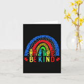 Vriendelijk Hand Gebarentaal Puzzel Autisme Bewust Kaart (Gele Bloem)