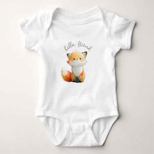 Vriendelijk Klein Vos T-Shirt (Voorkant)