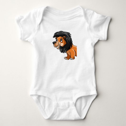 Vriendelijk leeuw baby pak romper (Voorkant)