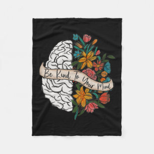 Vriendelijk om je geest Leuke Vrouwen Geestelijke Fleece Deken