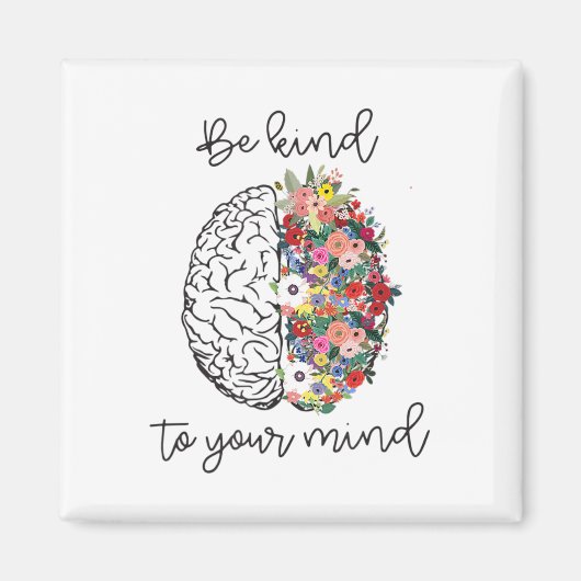 Vriendelijk om je geest Leuke Vrouwen Geestelijke  Magneet (Voorkant)