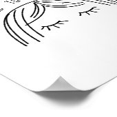 Vriendelijk om je geest Mental Health Awareness Gi Poster (Hoek)